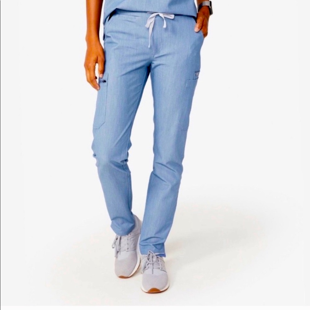 Figs Heathered Indigo Yola pants